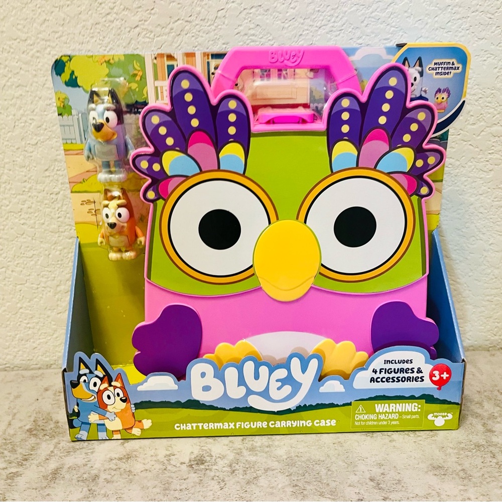 Bluey Chattermax Figure Carrying Case